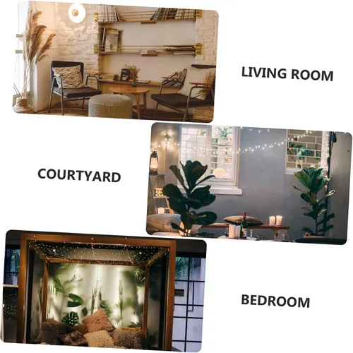 Vista 7 de DOITOOL 100 piezas de accesorios de hadas de cadena Miniture Decoración Mini lámpara pantalla pantalla pantalla reemplazo bombilla cubierta luces