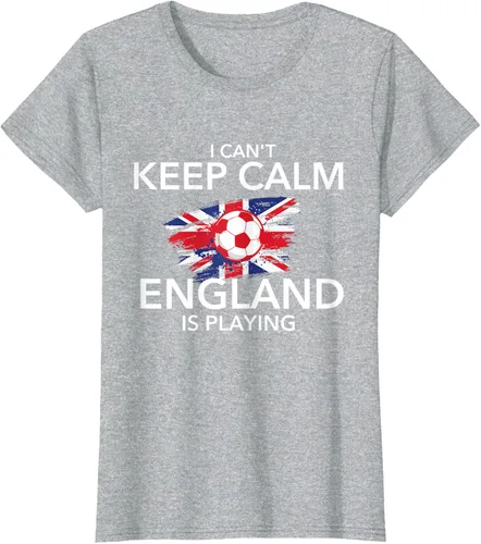 Vista 31 de I Can't Keep Calm England Is Playing - Camiseta para amantes del fútbol, Negro