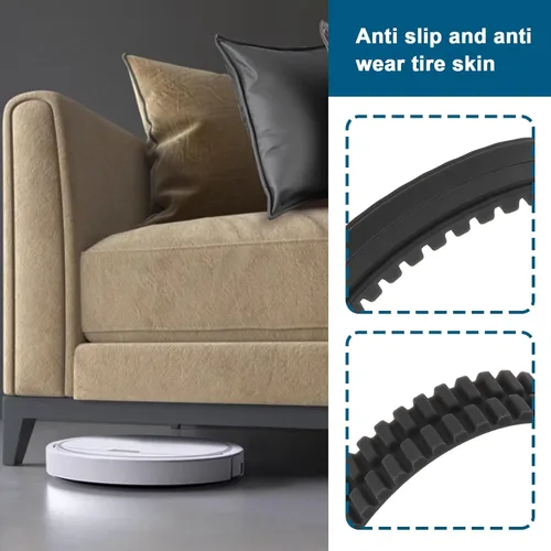 Vista 3 de Create idea 2 neumáticos antideslizantes de repuesto compatibles con Eufy RoboVac 11S/11S MAX/ 15T/ 30/30C/ 15C/ 15C MAX antidesgaste