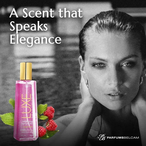 Vista 6 de Luxe Perfumery Sugar Bliss - Perfume en espray para el cabello y el cuerpo, fragancia Sweet Gourmand con frambuesa, chocolate, vainilla y almizcle