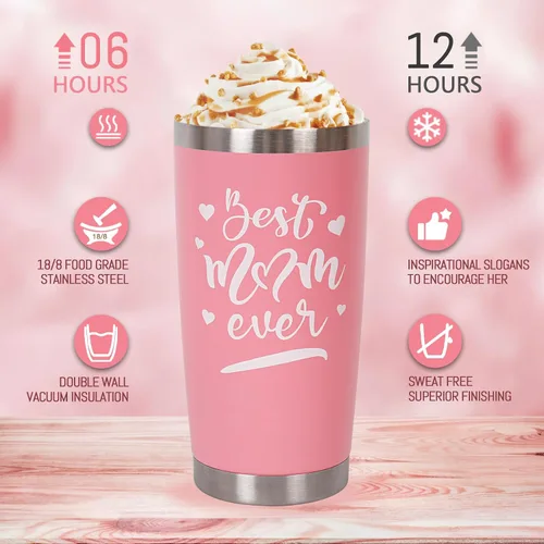 Vista 5 de Regalos para la mejor mamá de parte de su hijo e hija, feliz cumpleaños, Navidad, Día de la Madre, ideas inspiradoras para mujeres, regalo