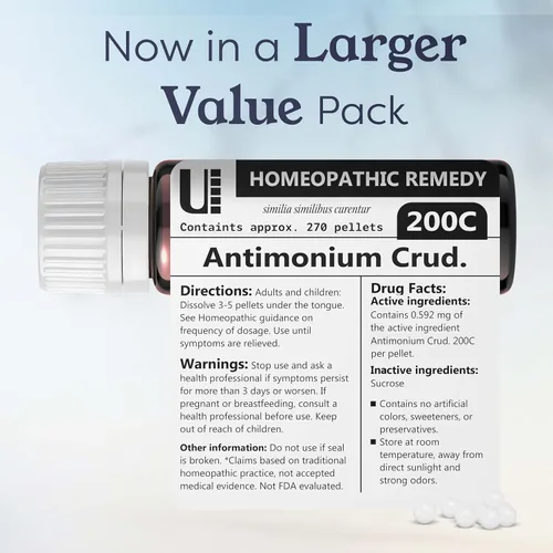 Vista 6 de Antimonium Crudum 200C Remedio Homeopático, Urenus