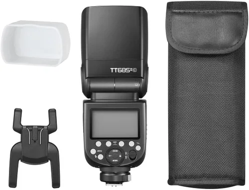 Vista 9 de GODOX TT685II-C Thinklite TTL Flash de cámara para Canon con kit difusor