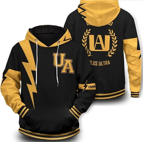 Vista 2 de My Hero - Sudadera con capucha para cosplay con estampado 3D de la Academia, S-3XL