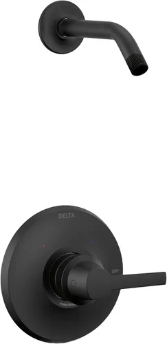 Vista 7 de Delta Faucet Galeon - Juego de grifo de ducha cromado de un solo mango, kit de molduras de ducha, accesorios de ducha, mango de ducha, cromado