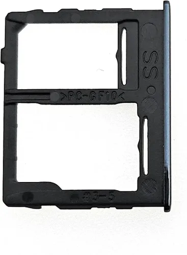 Vista 5 de Bandeja de tarjeta SIM individual Reemplazo del soporte de ranura SD para Samsung Galaxy A32 5G SM-A326U A326U1 S326DL A326W (negro)