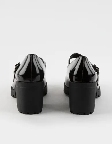 Vista 6 de Zapatos Mary Jane para mujer tacones de bloque bajo punta redonda cerrada