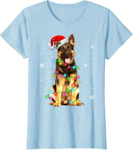 Vista 22 de Suéter de Navidad para perros de pastor alemán, suéter de Navidad para regalos de perros, Negro, S