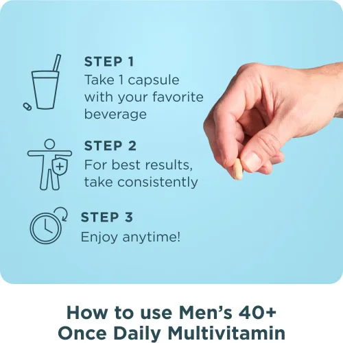 Vista 7 de Ancient Nutrition Multivitamínico metilado para hombres mayores de 40 años, una vez al día