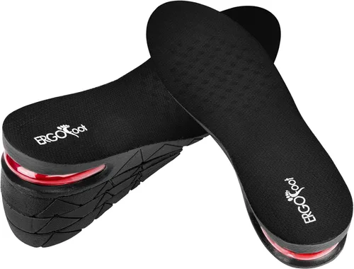 Vista 8 de ERGOfoot Plantillas para aumentar la altura para hombres y mujeres, alzas de zapatos invisibles ajustables y potenciadores de altura, se ajustan a