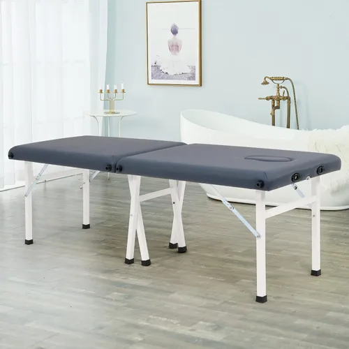 Vista 9 de Master Massage - Mesa de masaje portátil económica Harmon de 24 pulgadas, color azul rey