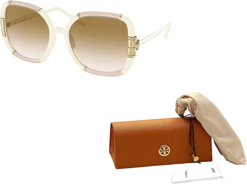 Vista 3 de Tory Burch TY9071U Square Sunglasses for Women + BUNDLE With Designer iWear Complimentary Eyewear Kit