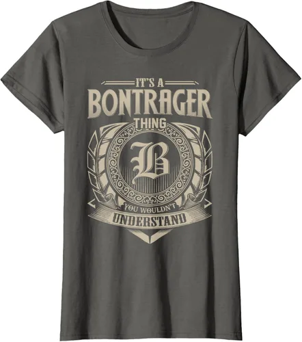 Vista 9 de Camiseta vintage It's A BONTRAGER Thing You Wouldn't Understand Name, Negro