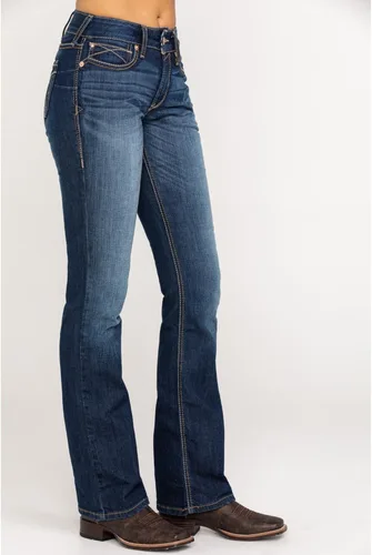 Vista 3 de ARIAT R.e.a.l. Perfect Rise Stretch Rosa - Jeans para mujer
