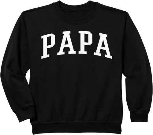 Vista 8 de Varsity Papa Sudadera, Negro