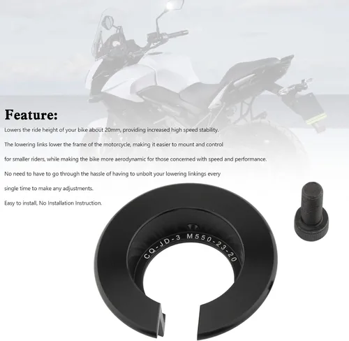 Vista 3 de Kit de eslabones de bajada ajustable para Kawasaki VERSYS 650 2015-2023