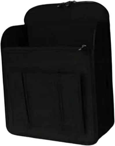 Vista 7 de Backpack Organizer Insert Vertical Design Felt Bag Organizer for Travel Bags, black, L