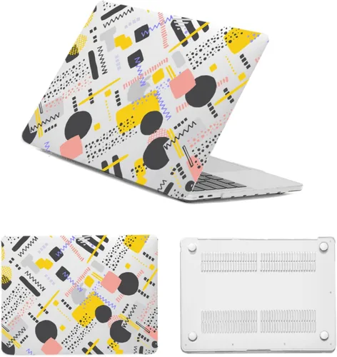 Vista 13 de Funda para MacBook Air de 15 pulgadas M5 M4 M3 M2 2026 2025 2024 2023 modelo A2941 A3114 A3241 A3448 con pantalla Retina, carcasa rígida resistente
