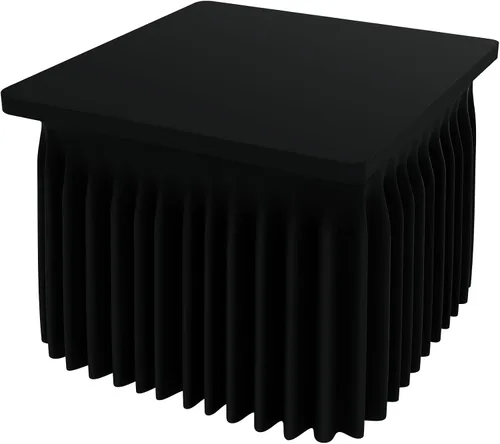 Vista 20 de Smiry Mantel de Spandex, Mantel Elástico Ajustable Extensible para Mesas Rectangulares de 6 Pies, Falda Cubierta de Mesa Impermeable y Lavable