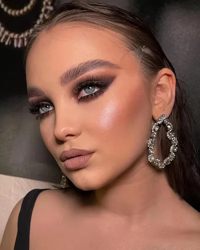 Vista 9 de Paleta de sombras de ojos ahumadas negras, 8 colores, gris oscuro, sombra de ojos ahumada para maquillaje gótico, negro, plateado, blanco, gris