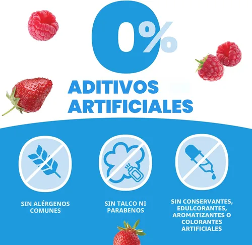 Vista 4 de Genexa Alivio limpio de la barriga para niños Acidez estomacal, indigestión ácida y alivio del estómago agrio Carbonato de calcio para niños