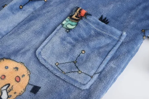 Vista 85 de E.W Apparel Bata de baño de forro polar con capucha para niños, bata suave y mullida para niños pequeños
