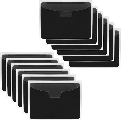 Vista 7 de UNIMEIX 12 hojas magnéticas gruesas para almacenamiento de troqueles y bolsillos de almacenamiento troquelados para hacer tarjetas