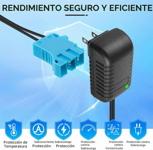 Vista 5 de Cargador de juguete de 12 V compatible con Peg Perego