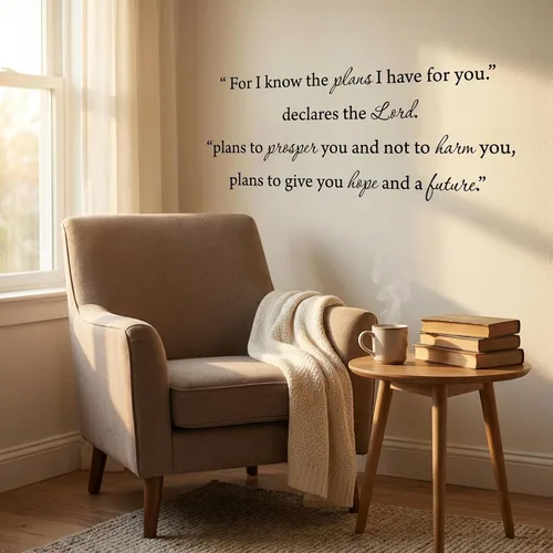Vista 3 de Decalgeek vinilo de pared con frases inspiradoras (22,5 x 20,3 cm) color negro