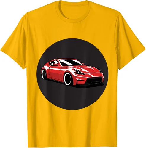 Vista 6 de 370z Car Retro Design Sport Camiseta, Blanco