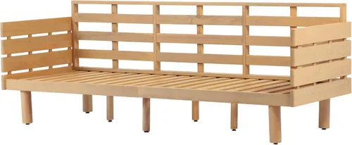 Vista 15 de Christopher Knight Home Levi - Sofá de 3 plazas de madera de acacia para exteriores con cojines, moderno sofá de patio de madera maciza de mediados