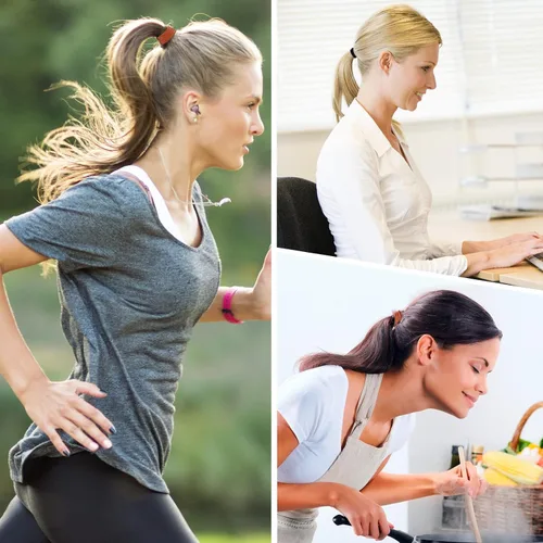 Vista 4 de 150 ligas para el cabello, bandas elásticas para el cabello, bandas elásticas para el cabello, soportes para cola de caballo, sin arrugas, sin