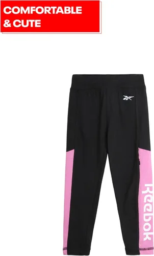 Vista 5 de Reebok Girls' Legging Set - 2 Piece Performance Fleece Hoodie Sweatshirt and Leggings - Active Set for ToddlersGirls, 2T-6X