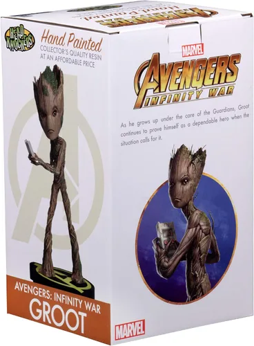Vista 4 de NECA Avengers: Infinity War - Aldaba de cabeza - Groot
