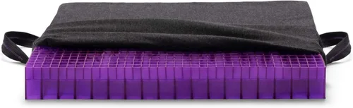 Vista 11 de Almohadón de asiento sin presión The Royal Purple Handles for Car, Office Chair, Stadium - Pressure-Reducing for Hard Seats, Temperature-Neutral