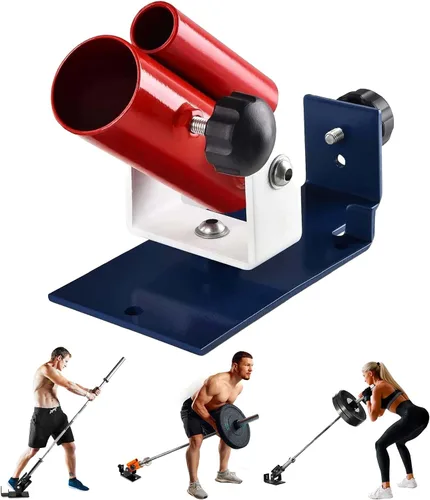 Vista 8 de Yes4All Exercise Machine Adjustable T Bar Row Attachment, D Row Handle/Landmine Handle Attachment with Textured Rubber Handles