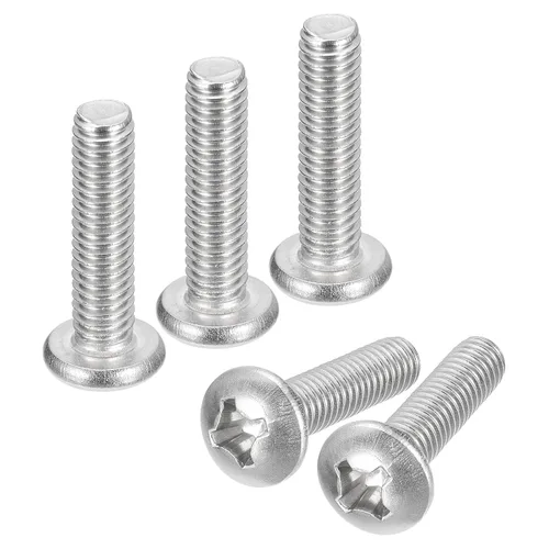 Vista 29 de uxcell Tornillos de máquina de cabeza redonda de 1/4-20x1, tornillo de acero inoxidable 304 18-8, accionamiento Phillips, totalmente roscado