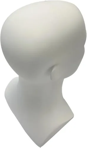 Vista 5 de DBM IMPORTS Cabeza de maniquí macho de 13 pulgadas de alto para mostrar pelucas sombreros auriculares máscaras gafas de sol