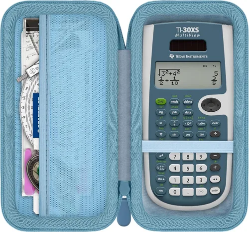 Vista 11 de khanka Funda de transporte para calculadora científica Texas Instruments TI-30Xa/TI BA II Plus/TI-30XIIS /TI-30XS MultiView/TI-36X Pro Engineering