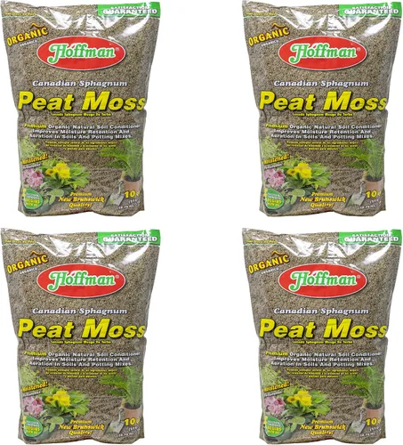 Vista 8 de Hoffman 15503 Musgo de turba esfagnum canadiense, 10 cuartos