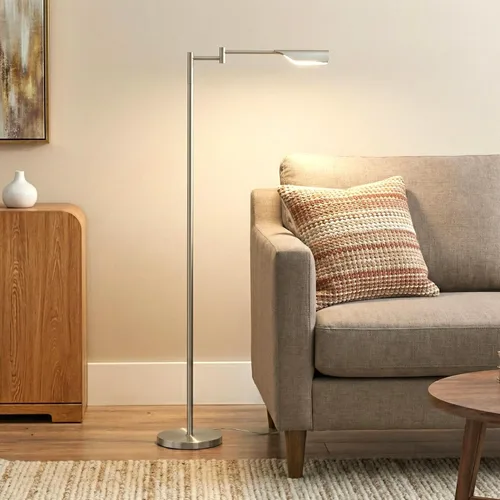 Vista 10 de Brightech Leaf Pharmacy Lámpara de lectura LED, lámpara de pie regulable con fácil rotación sobre silla o escritorio para salas de estar y oficinas