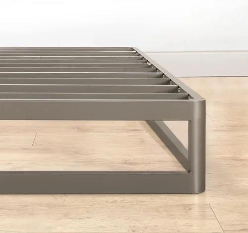 Vista 8 de Somier de cama individual Mellow 255 cm, con base de colchón de láminas de acero resistente Gris