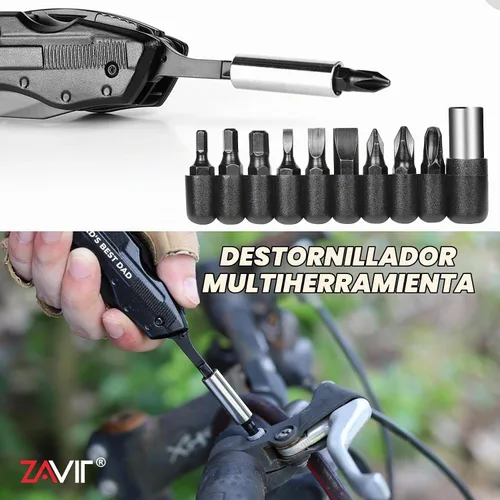 Vista 4 de El mejor regalo para papá, cuchillo multiherramienta del mundo, regalo del día del padre, regalo de cumpleaños de hija e hijo, multiherramienta