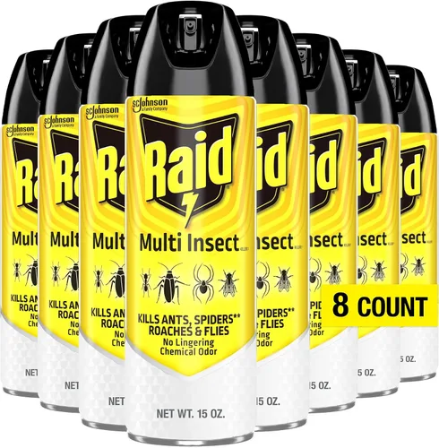 Vista 13 de Raid Asesino de insectos múltiples, brisa de naranja, 15 onzas (paquete de 4)