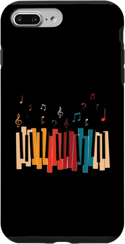 Vista 12 de iPhone 11 Pro Notas de Música Teclado Colorido Piano Case