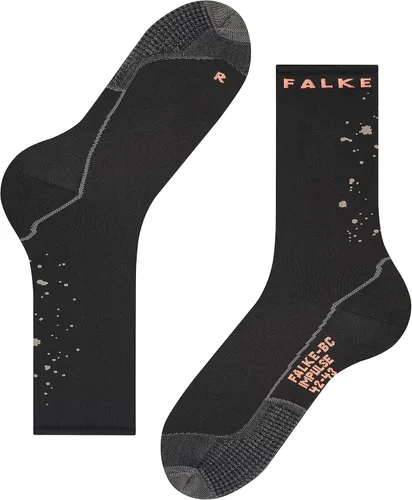 Vista 3 de FALKE Calcetines de ciclismo unisex BC Impulse reflectantes, ligeros, 1 par Negro (Black 3000)