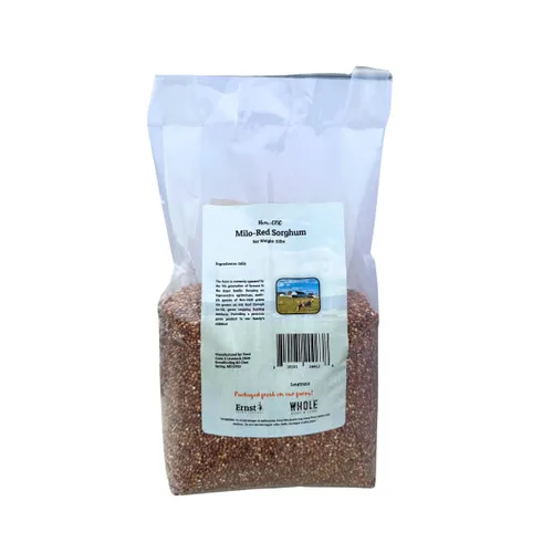 Vista 2 de Ernst Grain & Livestock Milo, sorgo rojo, sin OMG, perfecto para cultivadores de hongos, 10 libras