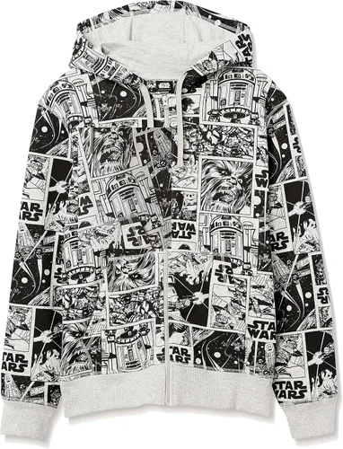 Vista 6 de Amazon Essentials Disney Marvel Star Wars Sudaderas con capucha de forro polar con cremallera completa para hombre - Colores descontinuados