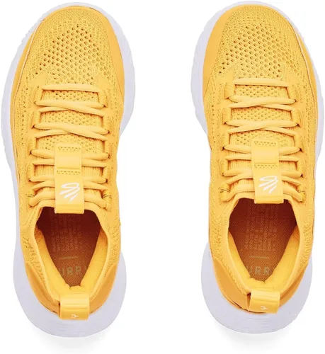 Vista 4 de Under Armour Curry 8 CNY GS Tenis de baloncesto 3024036, Estampado en negro