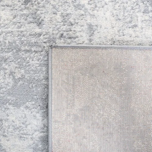 Vista 7 de SAFAVIEH Brentwood Collection - Alfombra de pasillo de 2 x 12 pies, color gris y marfil, diseño abstracto moderno, no desprende pelusa y de fácil